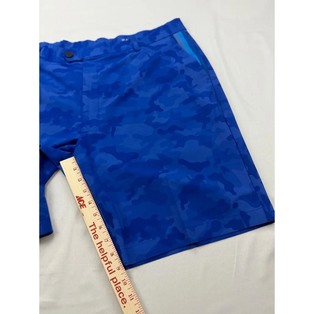 G/FORE Mens‎ Blue Camo Golf Shorts Size 40 Performance Technical Camouflage